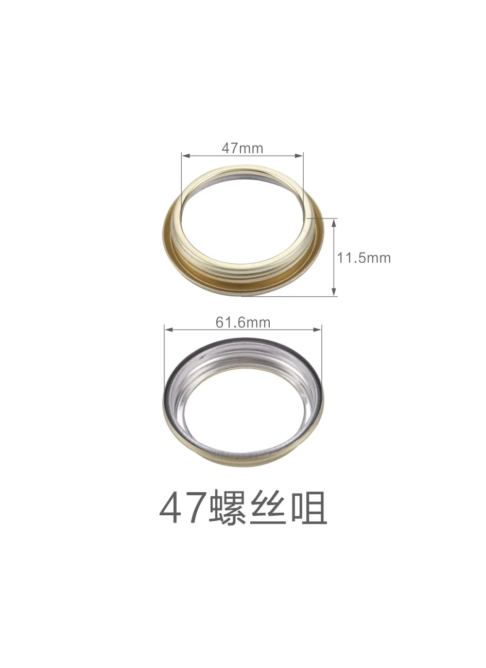 47 mm screw neck