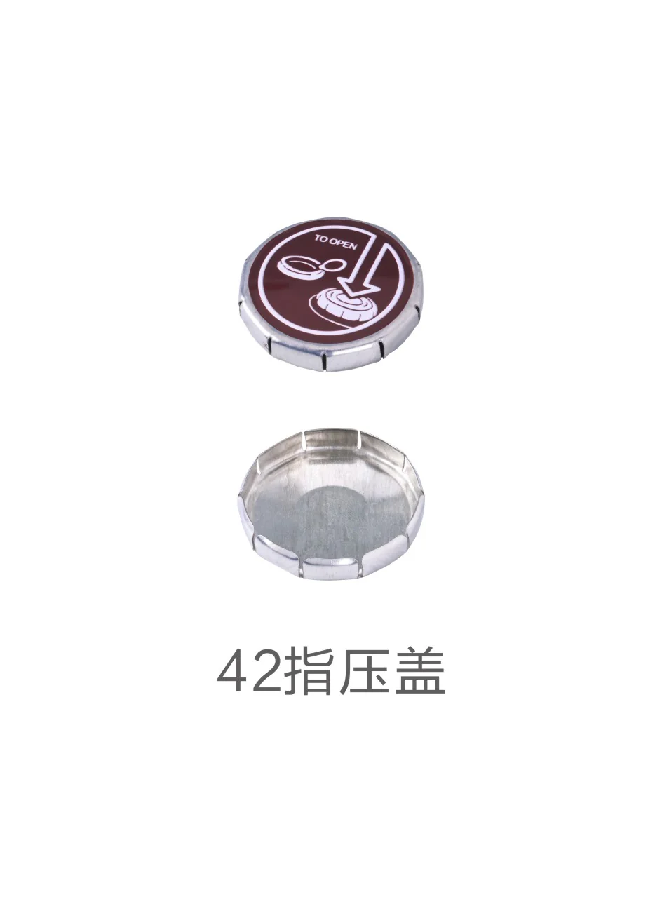 42 mm finger press cap, alternate